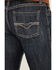 Rock & Roll Denim Men's Revolver Dark Wash Stretch Slim Straight Jeans , Dark Wash, hi-res