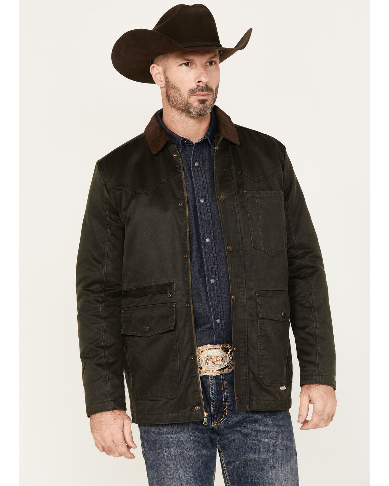 Cody James Men s Mansfield Oilskin Field Coat Sheplers
