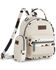 Image #2 - Wrangler Women's Cow Print Trim Mini Backpack with Coin Pouch, Tan, hi-res