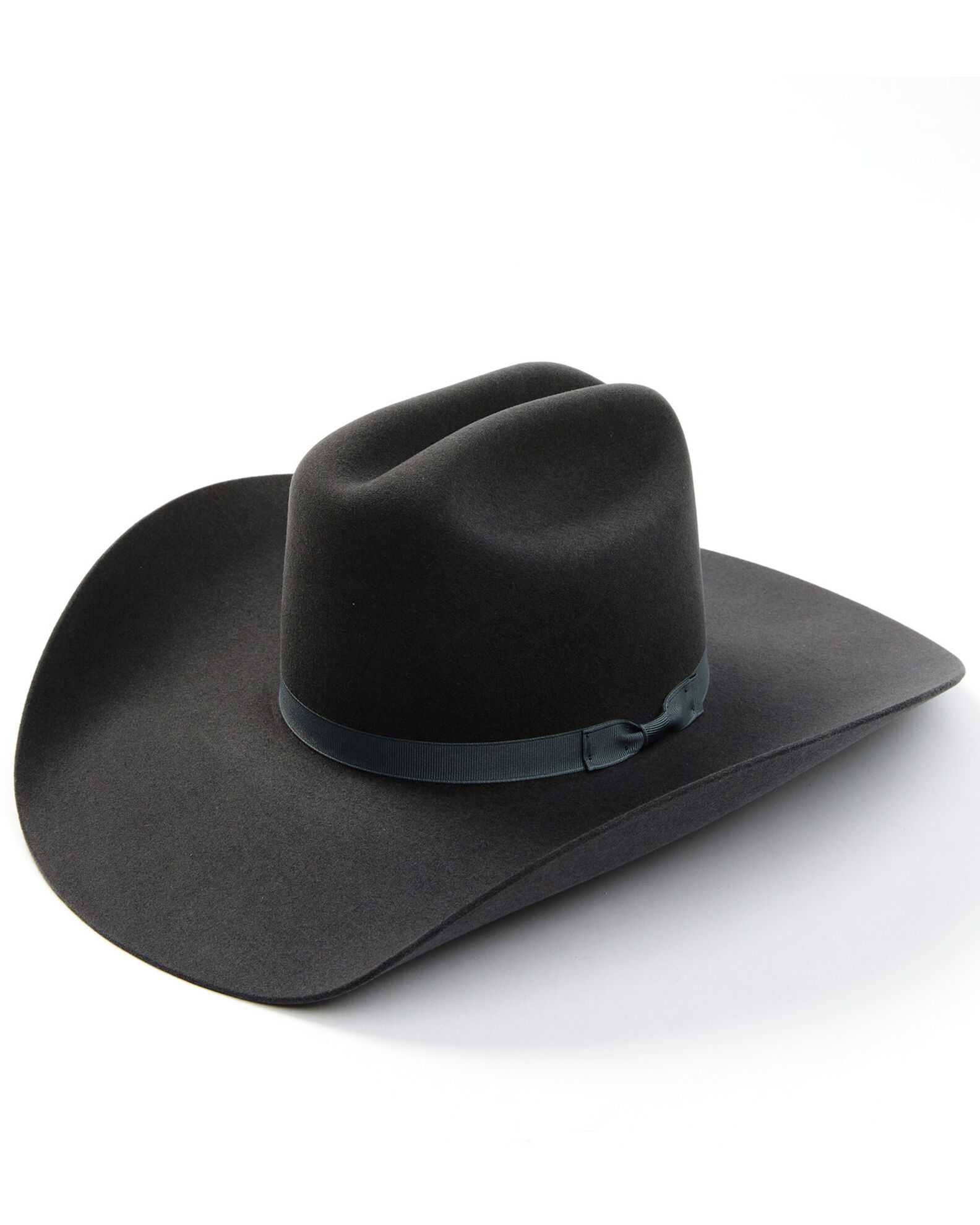 Serratelli Men s 8X Granite Fur Felt 9 Crown Cattleman Western Hat