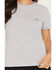 Image #3 - Carhartt Women's Relaxed Fit Lightweight Short Sleeve Pocket Work Tee, Heather Grey, hi-res