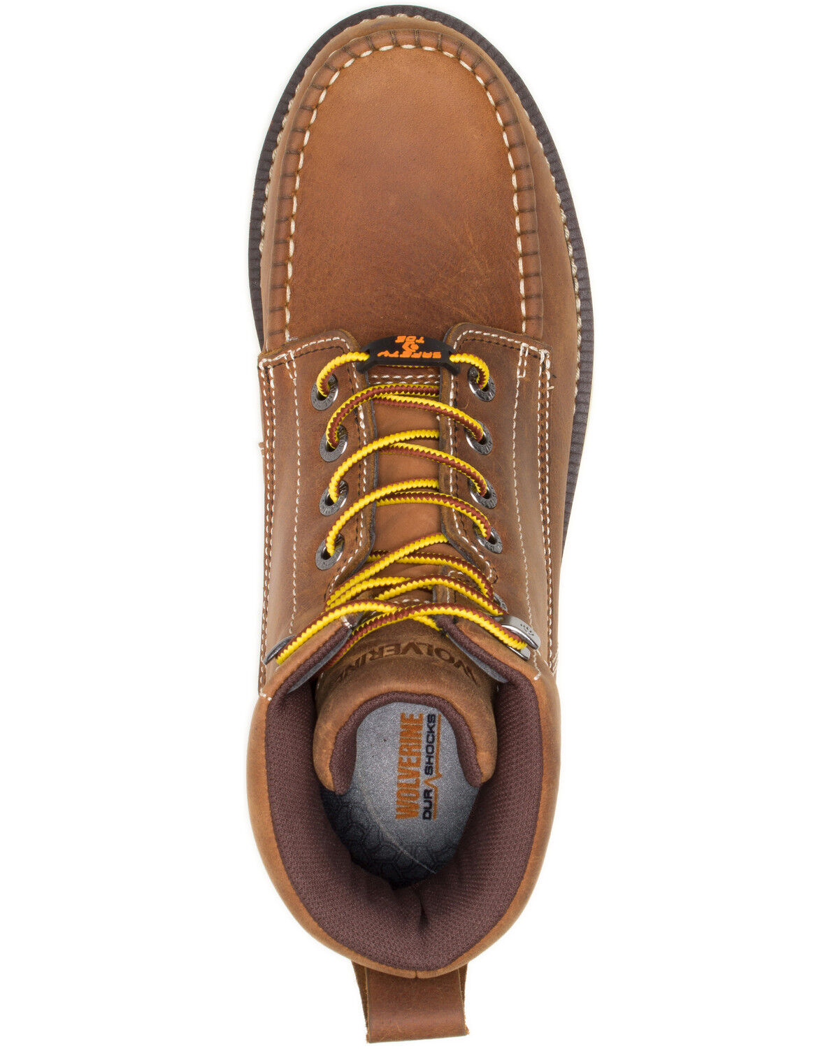 Image #6 - Wolverine Men's Tan I-90 Durashocks Work Boots - Soft Toe, Tan, hi-res