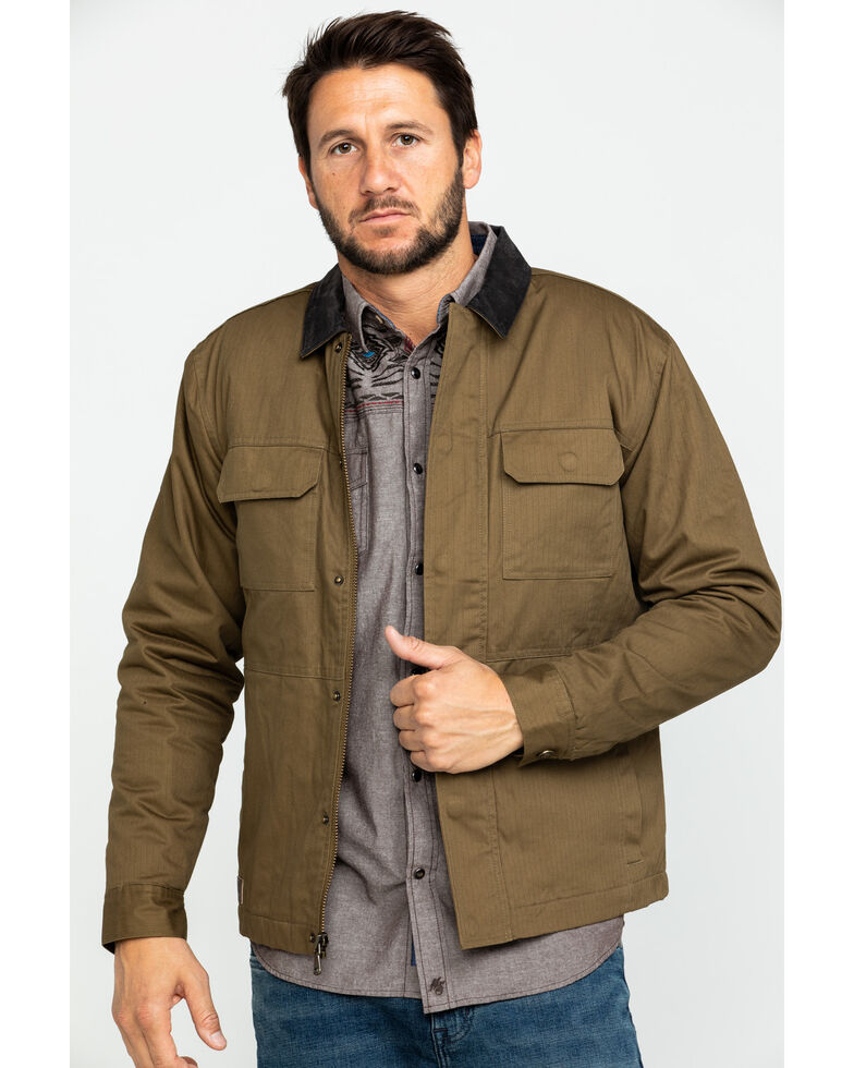 Cody James Men's Saddler Ranch Slub Canvas Jacket - Big , Lt Brown, hi-res