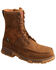 Image #1 - Twisted X Men's 8" CellStretch Met Guard Casual Walk Work Boots - Composite Toe, Brown, hi-res