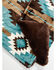 Image #3 - Boot Barn Ranch Southwestern Print Faux Fur Blanket, Turquoise, hi-res
