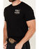 Image #3 - Cowboy Hardware Men's Wise Ass Saloon Short Sleeve Graphic T-Shirt, Black, hi-res