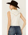 Image #5 - Wrangler Retro Women's Embroidered Sleeveless Snap Western Shirt, Cream, hi-res