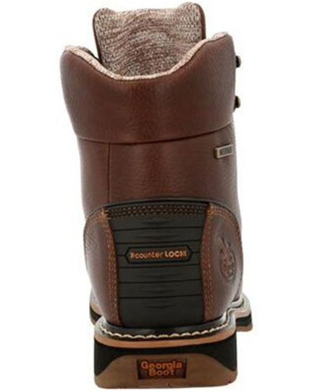 Image #5 - Georgia Boot Men's AMP LT Waterproof Work Boots - Soft Toe, Brown, hi-res