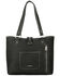 Montana West Women's Black & Turquoise Trinity Ranch Hair-on Cowhide Collection Concealed Carry Tote, Black, hi-res