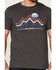 Image #3 - Flag & Anthem Men's Mountains Americana Graphic T-Shirt, Charcoal, hi-res
