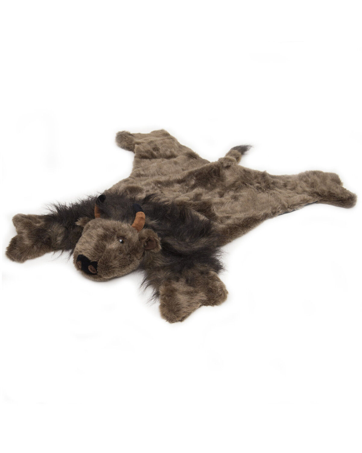 Image #1 - Carstens Home Large Buffalo Animal Rug, Brown, hi-res