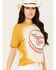 Image #2 - Bohemian Cowgirl Women's Texas Chica Short Sleeve Graphic Tee, Mustard, hi-res