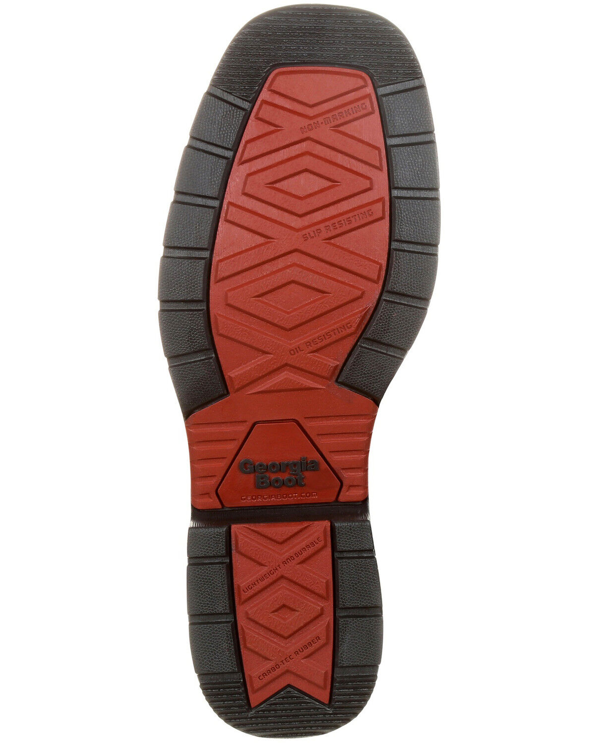 Image #7 - Georgia Boot Men's Carbo-Tec LT Waterproof Western Work Boots - Square Toe, Brown, hi-res