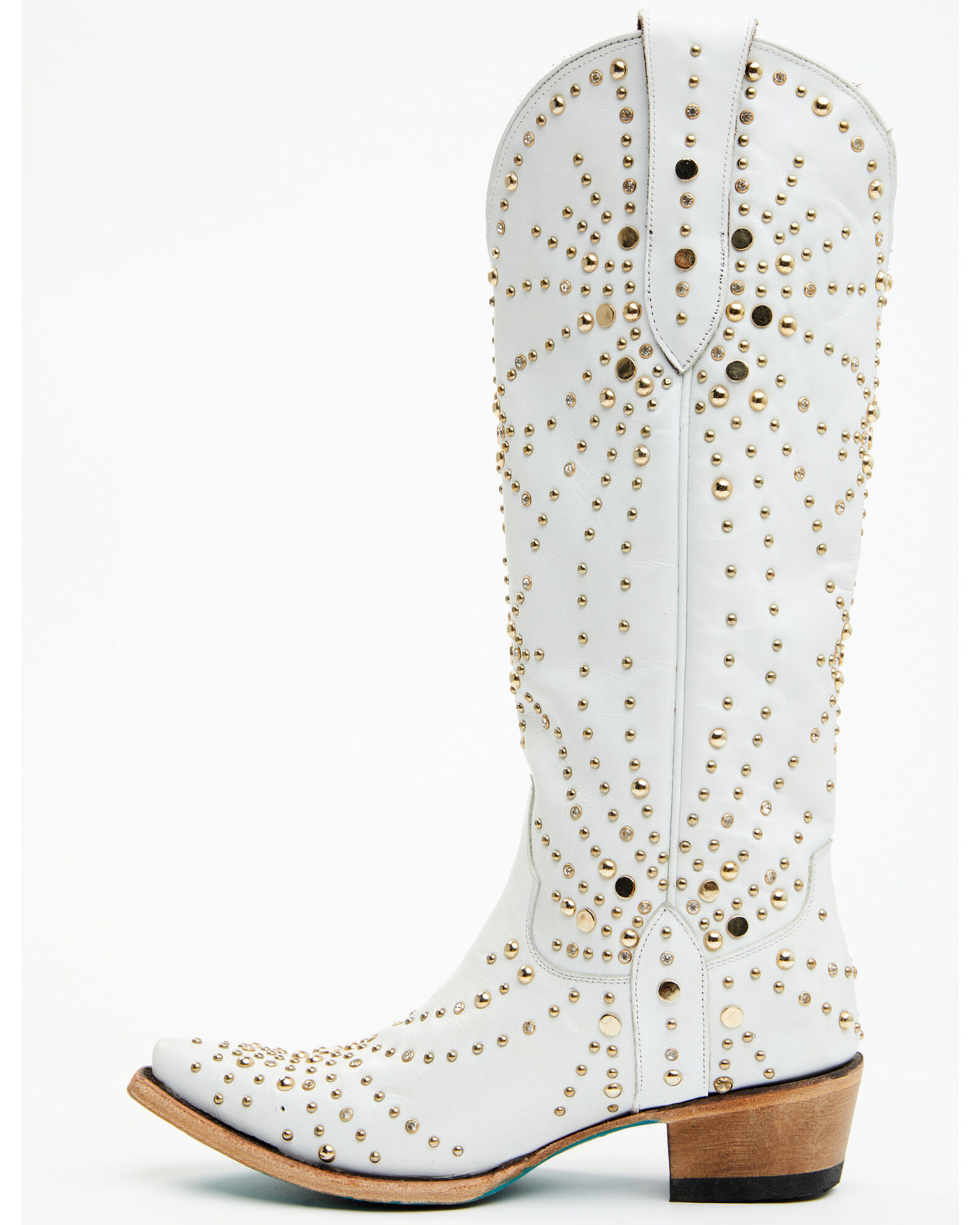 Boot Barn X Lane Women s Exclusive Sparks Fly Satin Pearl Western Bridal Boots Snip Toe Sheplers