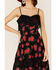 Image #3 - Unique Vintage Women's Floral Print Fringe Swing Dress, , hi-res