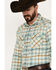 Pendleton Men's Wyatt Plaid Long Sleeve Snap Western Shirt, Seafoam, hi-res