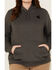 Image #3 - Carhartt Women's Relaxed Fit Midweight Logo Hooded Work Sweatshirt - Plus, Black, hi-res
