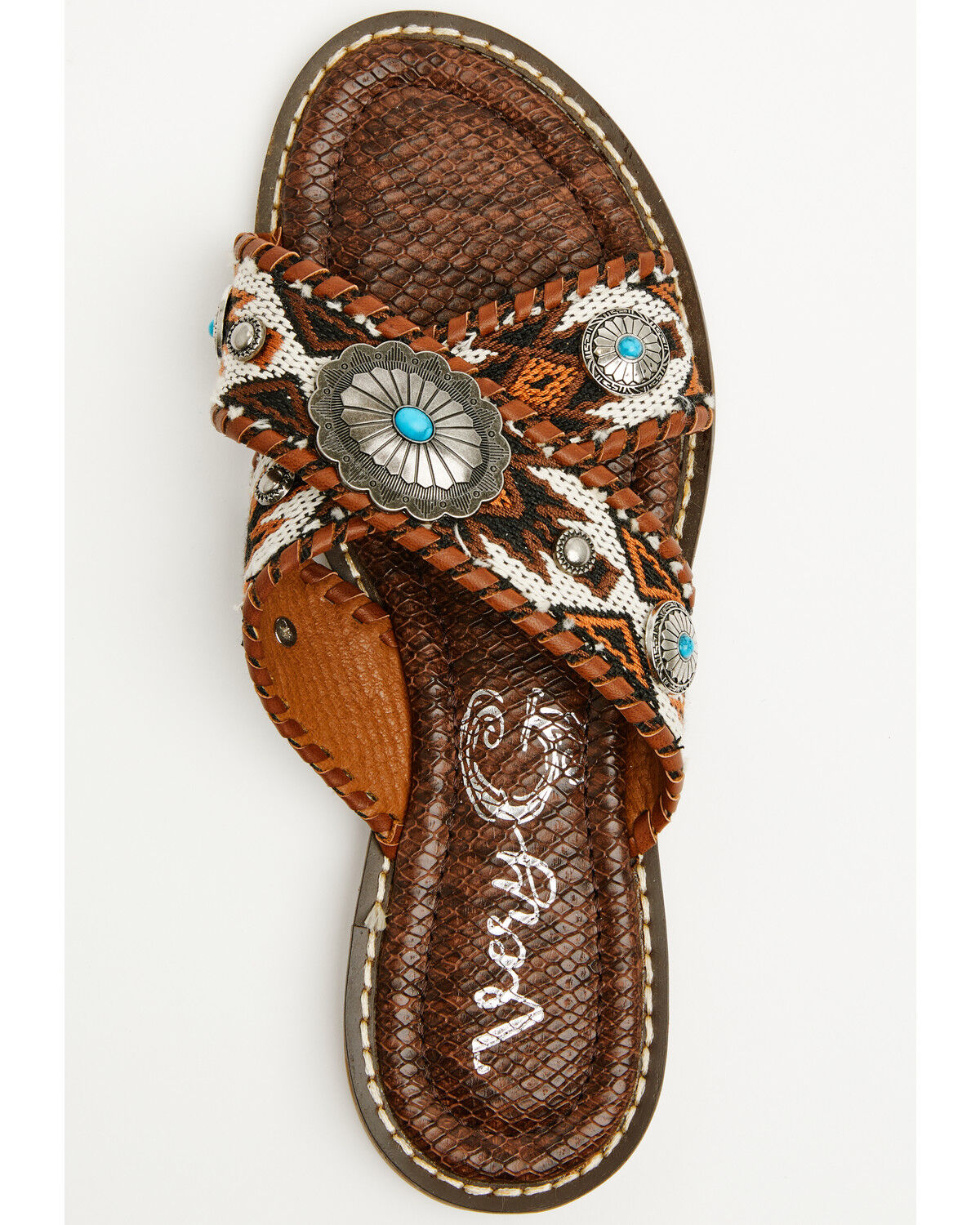 Image #6 - Very G Women's Jungle Concho Sandals, Brown, hi-res