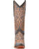 Image #4 - Corral Women's Embroidered Overlay Western Boots - Snip Toe, Blue, hi-res