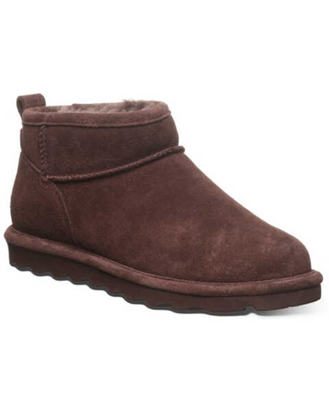 Image #1 - Bearpaw Women's Shorty Boots - Round Toe , Brown, hi-res
