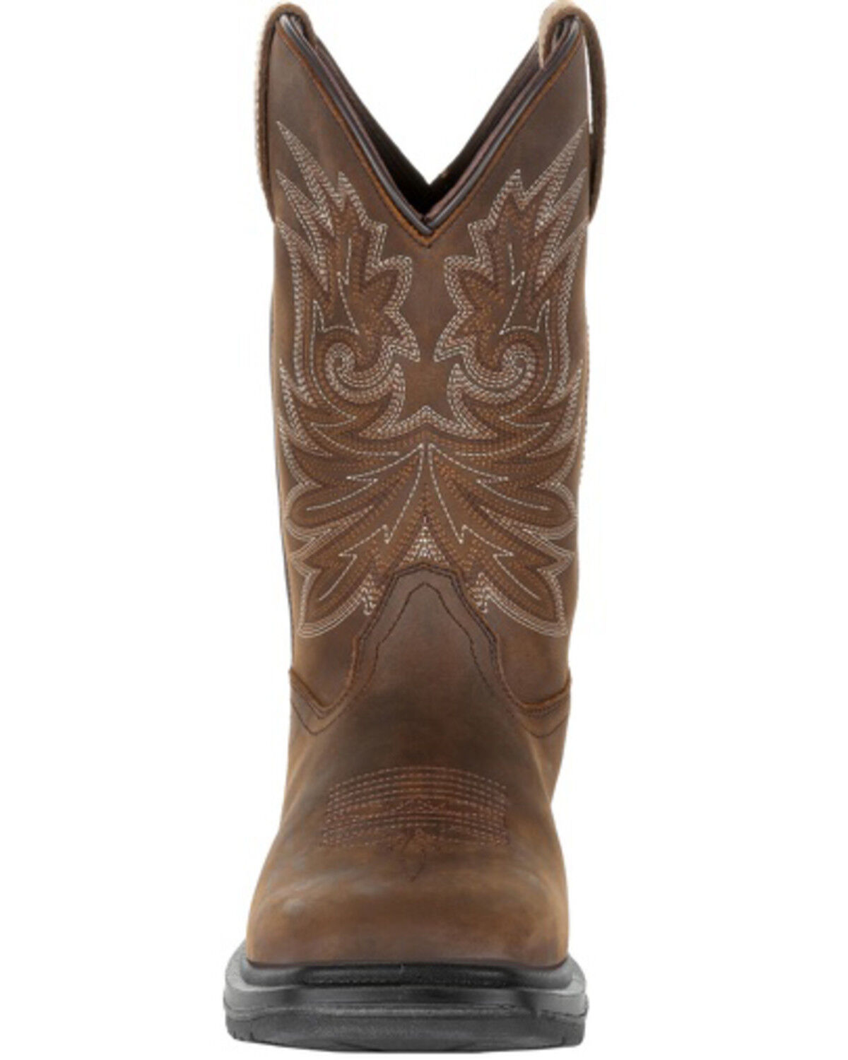 Image #3 - Rocky Men's Worksmart Waterproof Western Work Boots - Composite Toe, Brown, hi-res