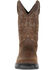 Image #3 - Rocky Men's Worksmart Waterproof Western Work Boots - Composite Toe, Brown, hi-res
