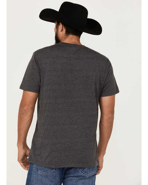 Image #4 - Wrangler Men's Americana Long Live Cowboys Short Sleeve Graphic T-Shirt , Charcoal, hi-res
