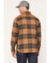 Image #4 - Hawx Men's FR Nordmann Plaid Print Long Sleeve Button-Down Flannel Work Shirt, Khaki, hi-res