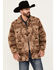Image #1 - Powder River Outfitters by Panhandle Men's Commander Multicolor Snap Wool Jacket, Tan, hi-res