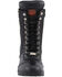 Milwaukee Leather Women's Black Moto Zipper Boots - Soft Toe, Black, hi-res