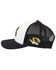 HOOey Men's White & Black University of Missouri Mesh-Back Trucker Cap , White, hi-res