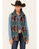 Image #1 - Outback Trading Co Women's Southwestern Print Stockard Vest, Burgundy, hi-res