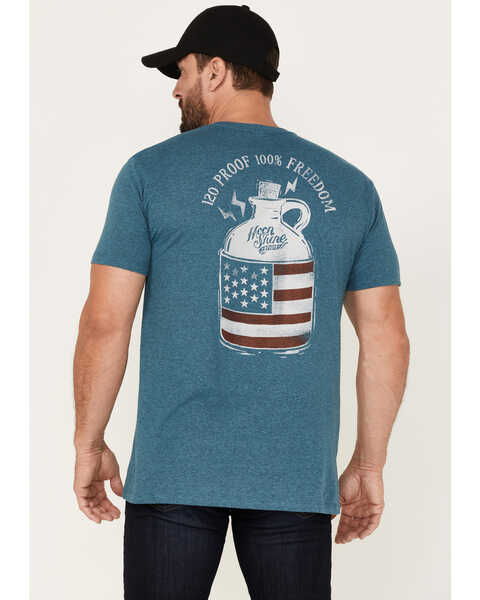 Image #4 - Moonshine Spirit Men's Freedom Proof Short Sleeve Graphic T-Shirt, Royal Blue, hi-res