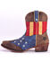 Image #5 - Roper Women's American Flag Boots - Snip Toe , Multi, hi-res