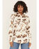 Image #1 - Wrangler Retro Women's Horse Conversational Print Long Sleeve Snap Western Shirt, Cream, hi-res