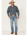 Image #1 - Ariat Men's M7 Hartwell Julian Medium Wash Stretch Slim Straight Jeans , Blue, hi-res
