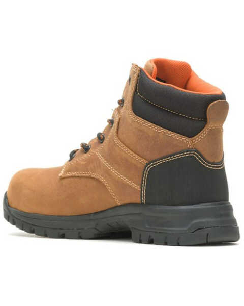 Image #3 - Wolverine Women's Piper Waterproof Electrical Hazard Lace-Up Work Boots - Composite Toe, Brown, hi-res