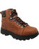 Image #1 - AdTec Men's 6" Leather Hiker Work Boots - Steel Toe , Brown, hi-res