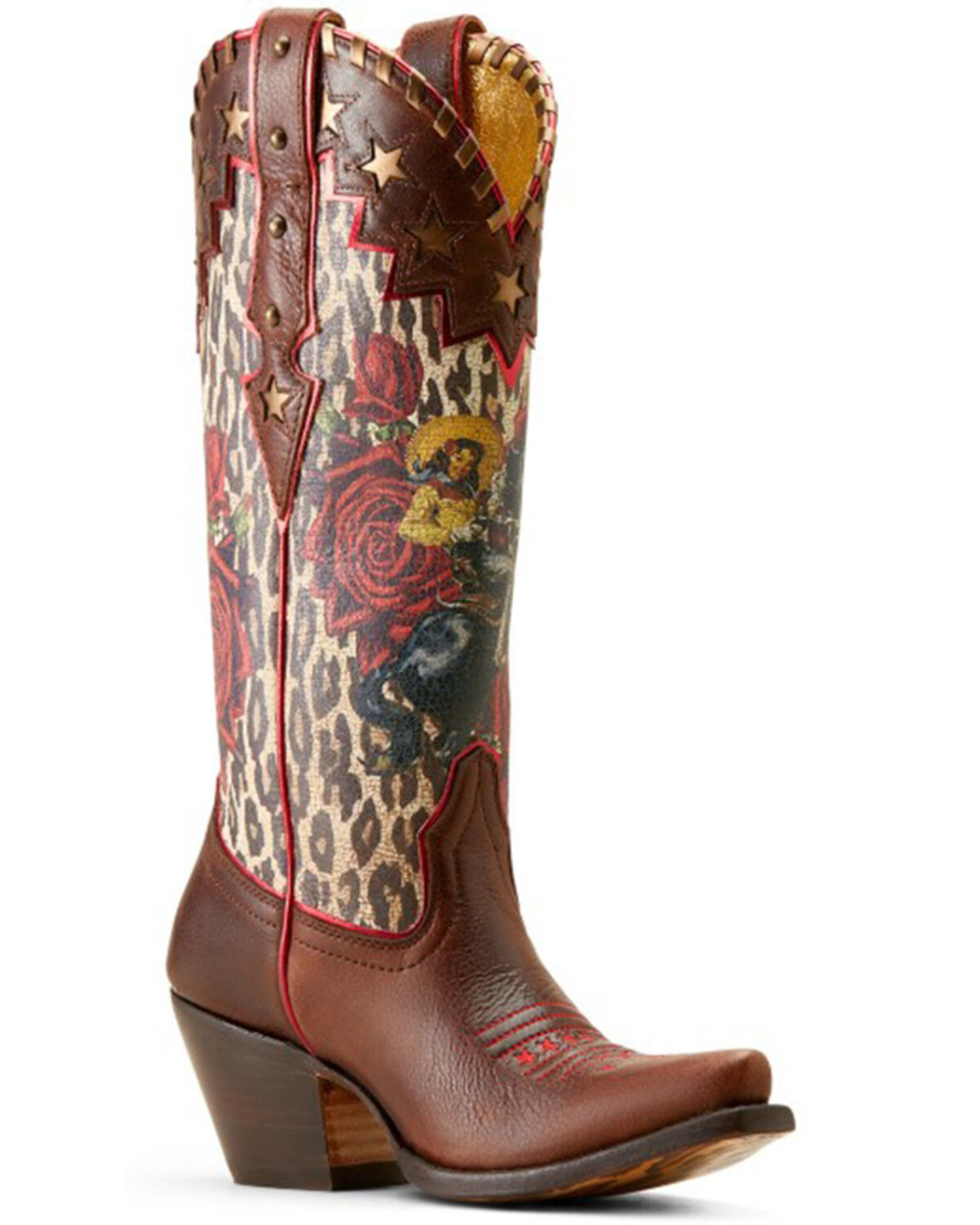 Image #1 - Ariat X Rodeo Quincy Women's Rodeo Western Boots - Snip Toe, Brown, hi-res