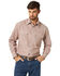 Image #1 - Wrangler Men's Assorted Stripe or Plaid Classic Long Sleeve Pearl Snap Western Shirt, , hi-res
