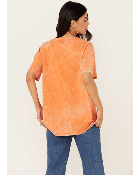 Image #4 - Shyanne Women's Under The Western Sun Short Sleeve Graphic Tee , Orange, hi-res