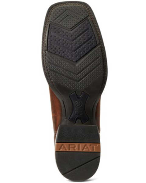 Image #5 - Ariat Men's Bushrider Full-Grain Western Performance Boot - Broad Square Toe , Brown, hi-res