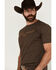 Image #2 - Kimes Ranch Men's Outlier Logo Short Sleeve Graphic T-Shirt, Brown, hi-res