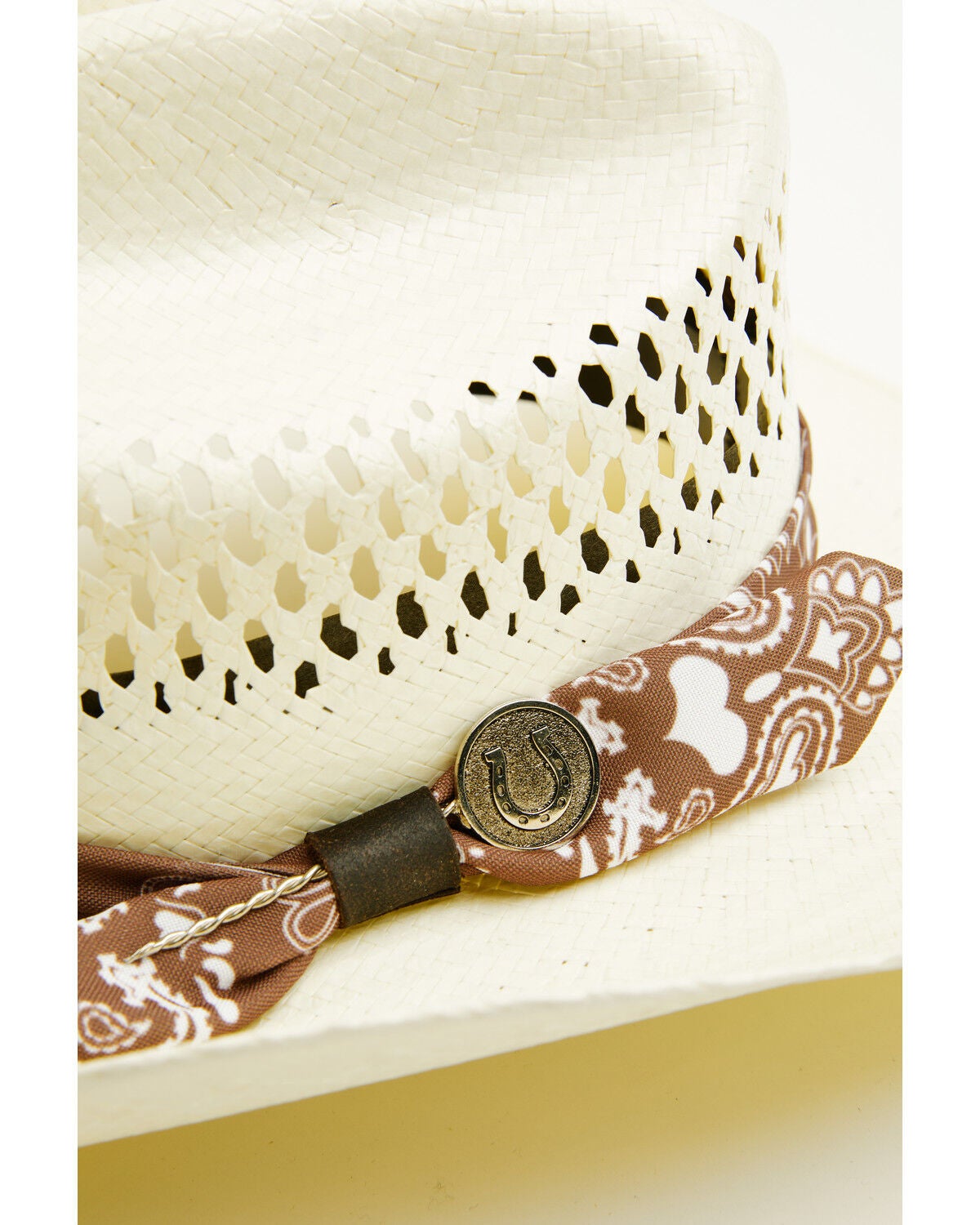 Image #2 - Idyllwind Women's Avalon Straw Western Hat, Ivory, hi-res