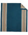 Image #4 - Pendleton San Marino Stripe Organic Cotton Throw Gift Pack - 2 Piece, Blue, hi-res