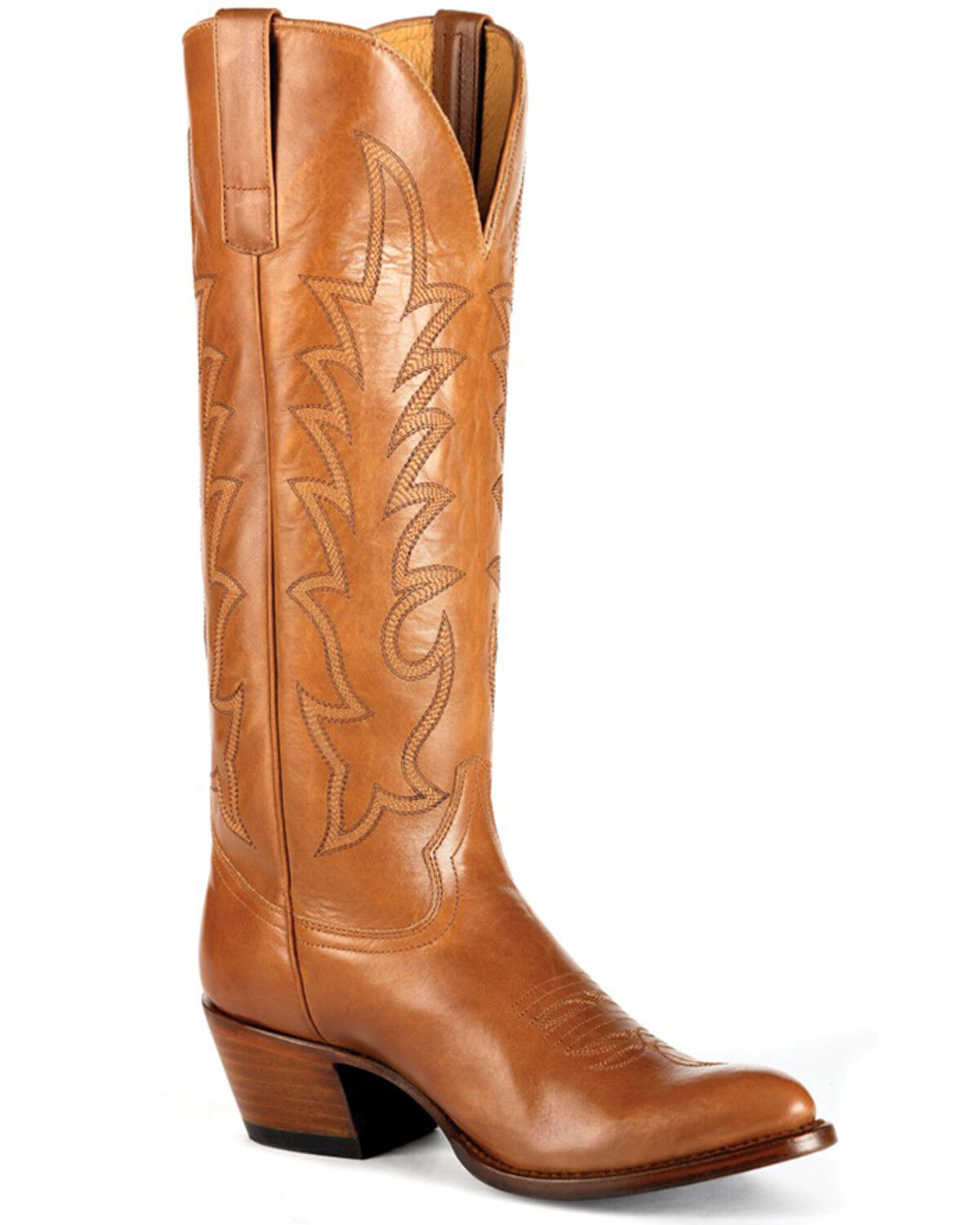 Image #1 - Macie Bean Women's Elle On Wheels Western Boots - Round Toe, Tan, hi-res