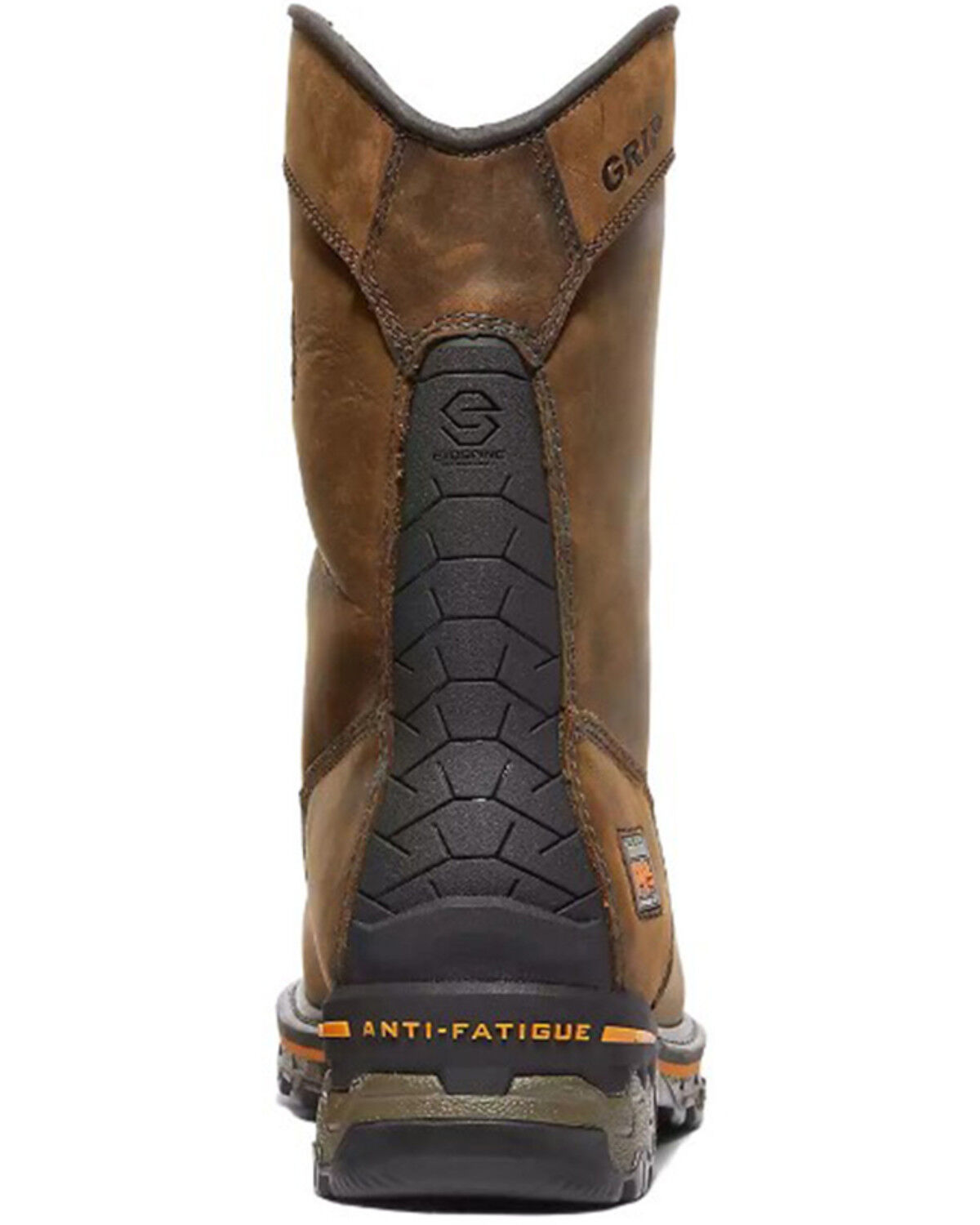 Image #3 - Timberland PRO Men's Boondock Pull-On Waterproof Insulated Work Boots - Composite Toe, Brown, hi-res