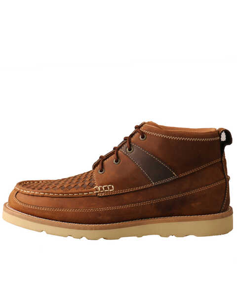 Image #3 - Twisted X Men's Casual Lace-Up Boots - Moc Toe, Brown, hi-res
