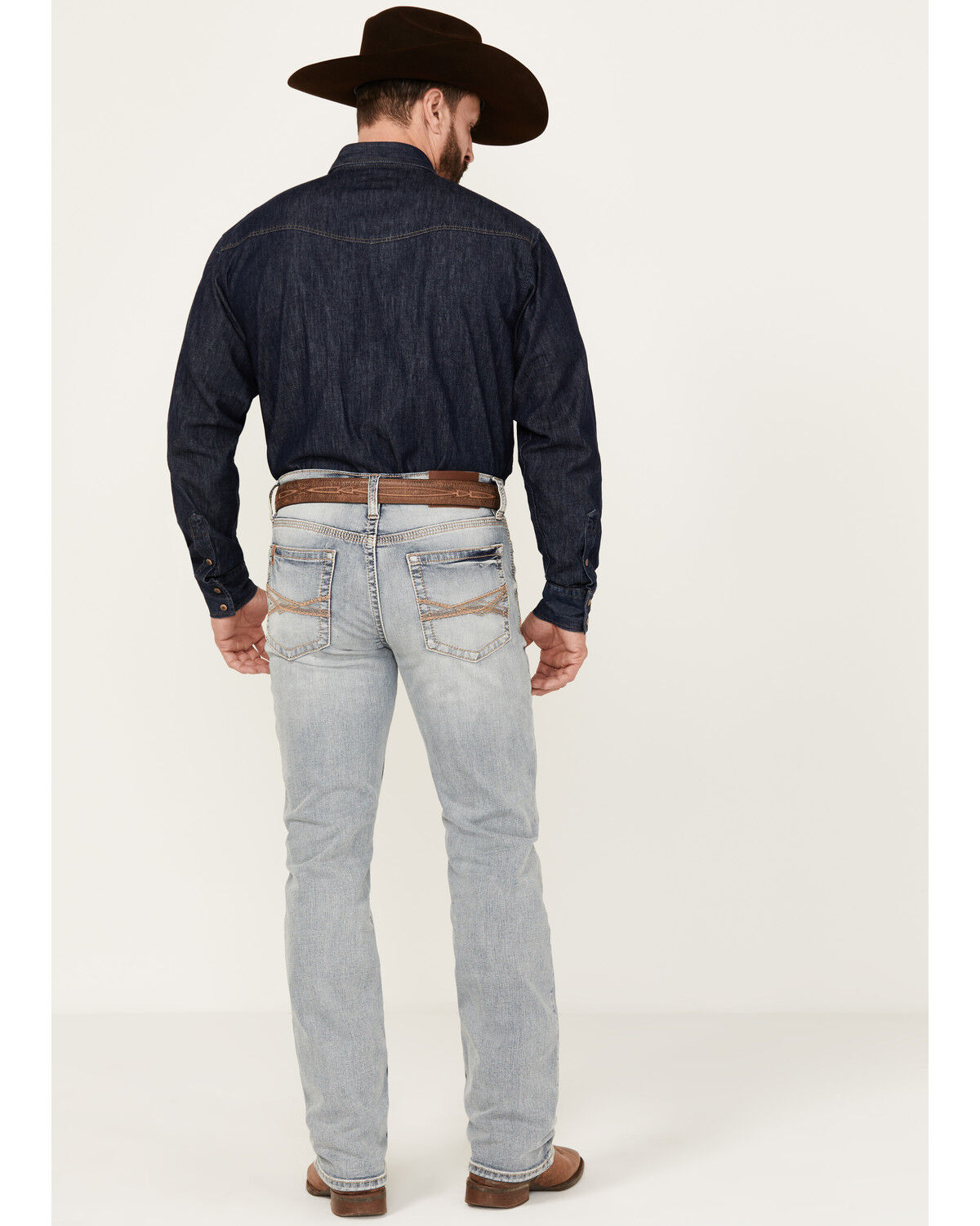 Image #3 - RANK 45® Men's Ambush Slim Straight Performance Stretch Denim Jeans, Blue, hi-res