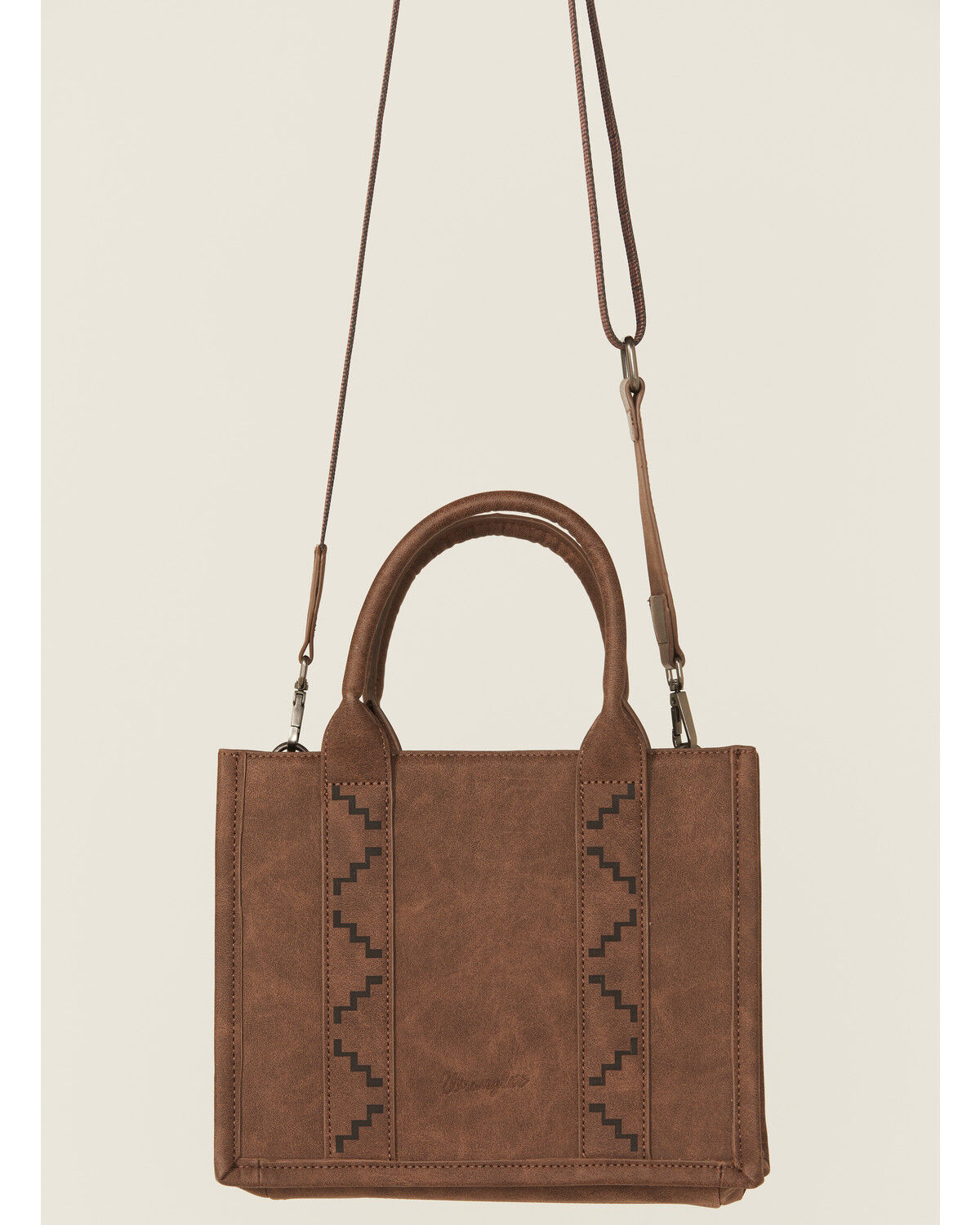 Image #3 - Wrangler Women's Boot Barn Exclusive Braided Crossbody Purse, Brown, hi-res